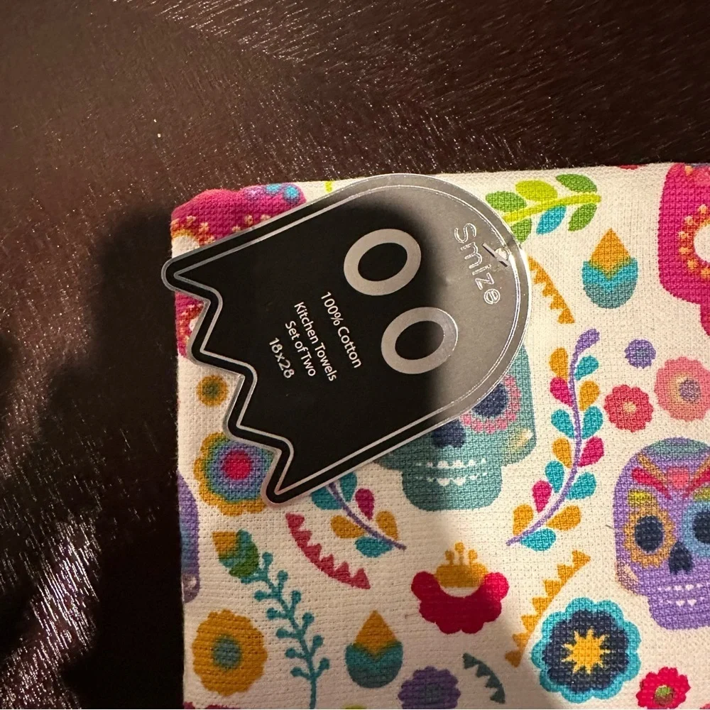 Colorful Skull Kitchen Towels